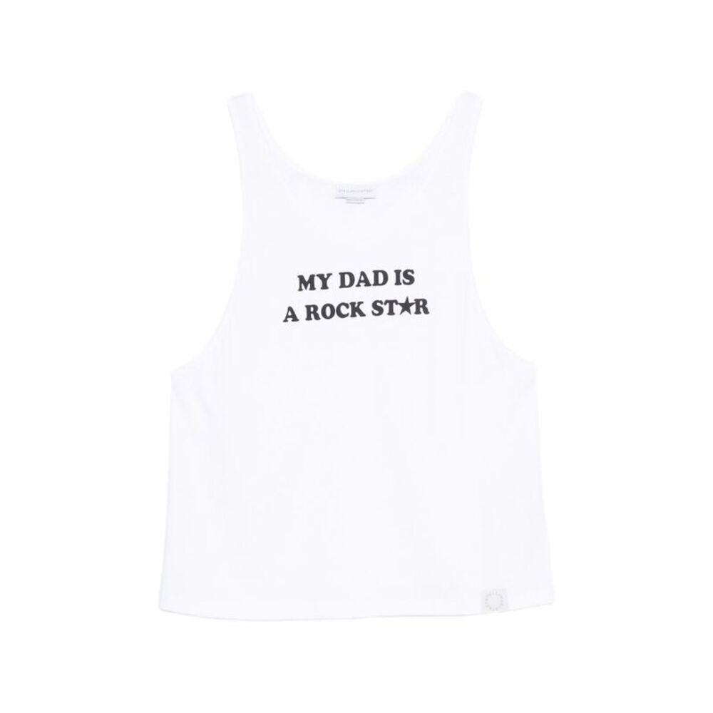 Stella Mccartney Women "My Dad Is A Rockstar" Tank Top